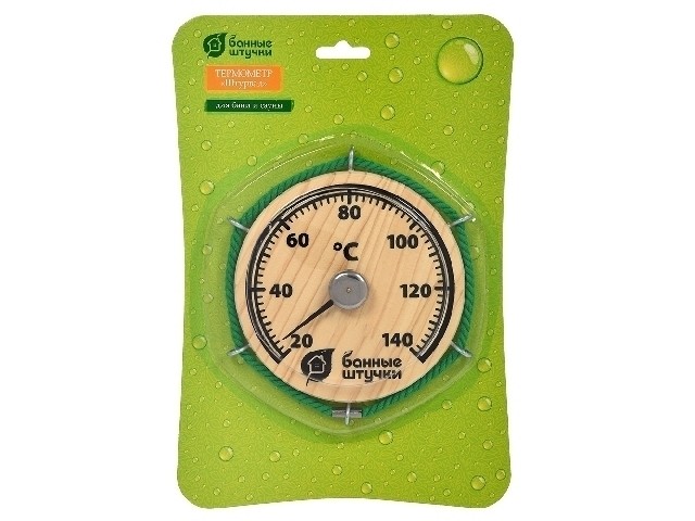 Термометр Штурвал 14х14х2 см для бани и сауны Банные штучки 18054